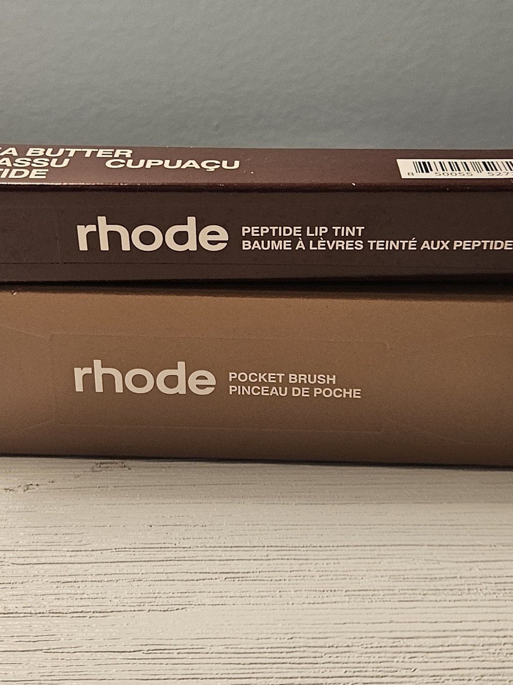 RHODE Peptide Lip Tint & Pocket Brush Set - New In Box